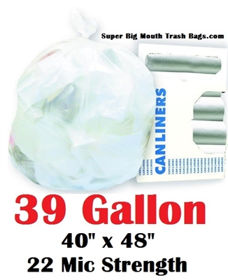 39 Gallon Trash Bags, 39 Gal Garbage Bag Can Liners