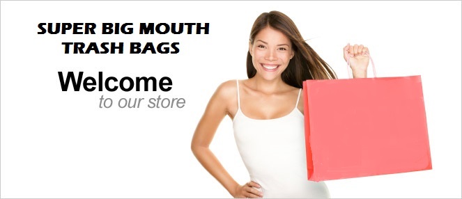 SUPER BIG MOUTH TRASH BAGS Huge Extra Large 100, 98, 95, 96 Gallon Trash  Bags & 64, 65, 66, 68 80 Gallon Garbage Bags
